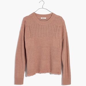 Madewell Stitchmix pullover Sweater
